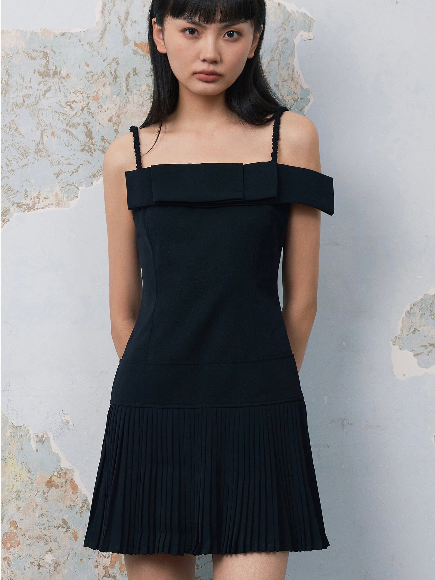 Organic Dreamer. original design suspender pleated skirt