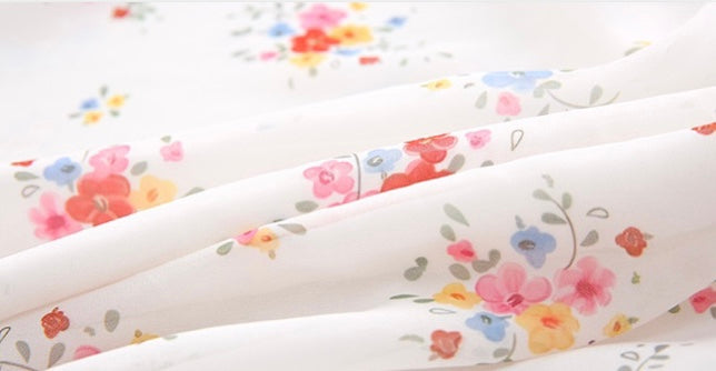 LaluneDuCiel. Original Design French Retro Sleeveless Floral Dress