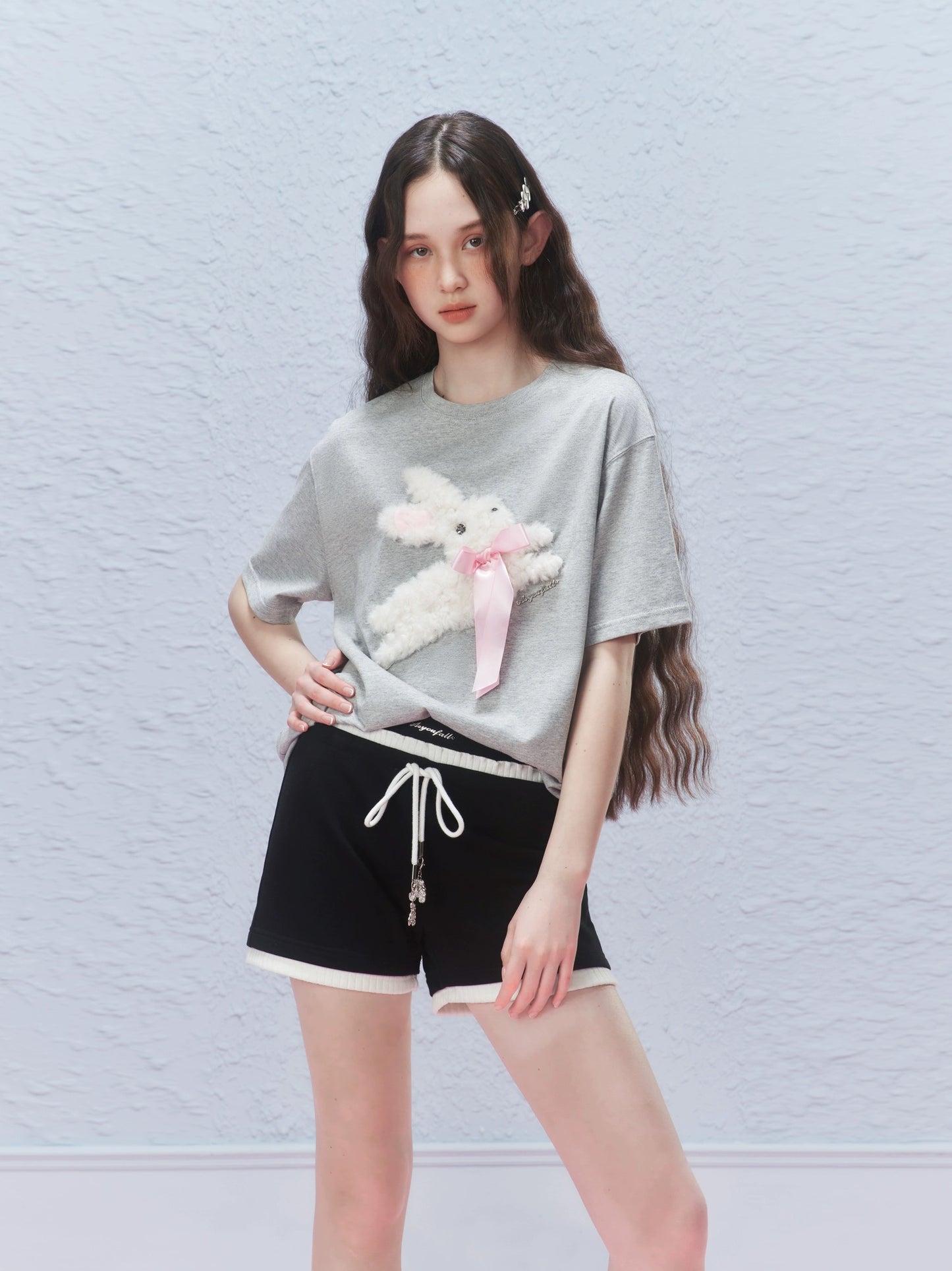 AYF. Original Design Fluffy Bunny T-shirt