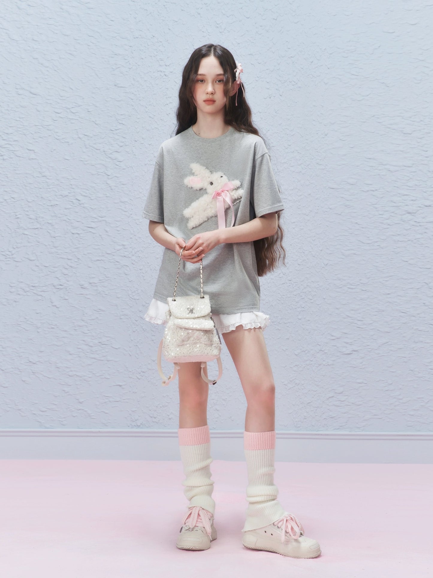 AYF. Original Design Fluffy Bunny T-shirt