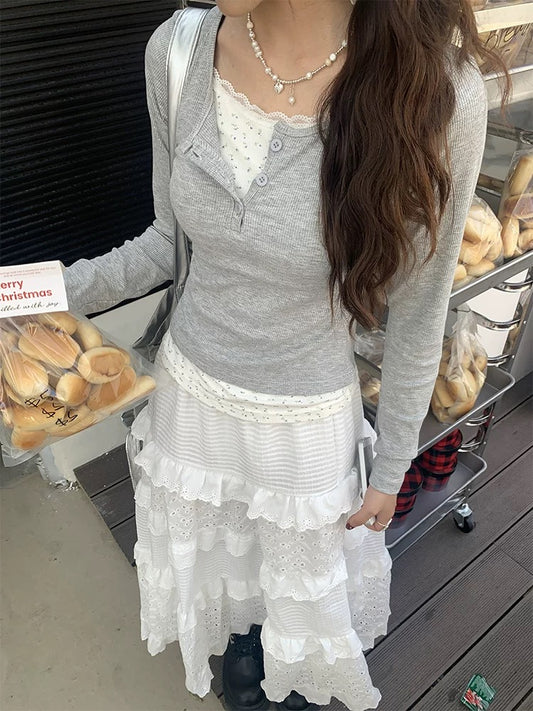 Zero Soda.Girly Floral Top Set