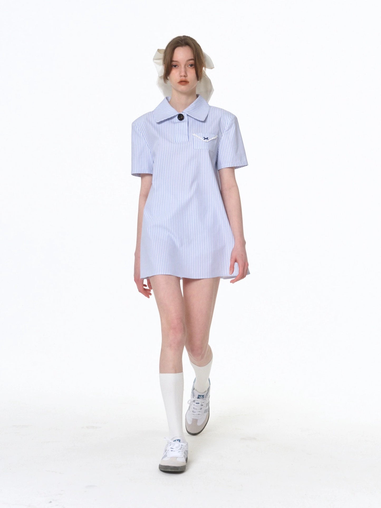 PER PEARL. Original Design Polo Shirt Dress