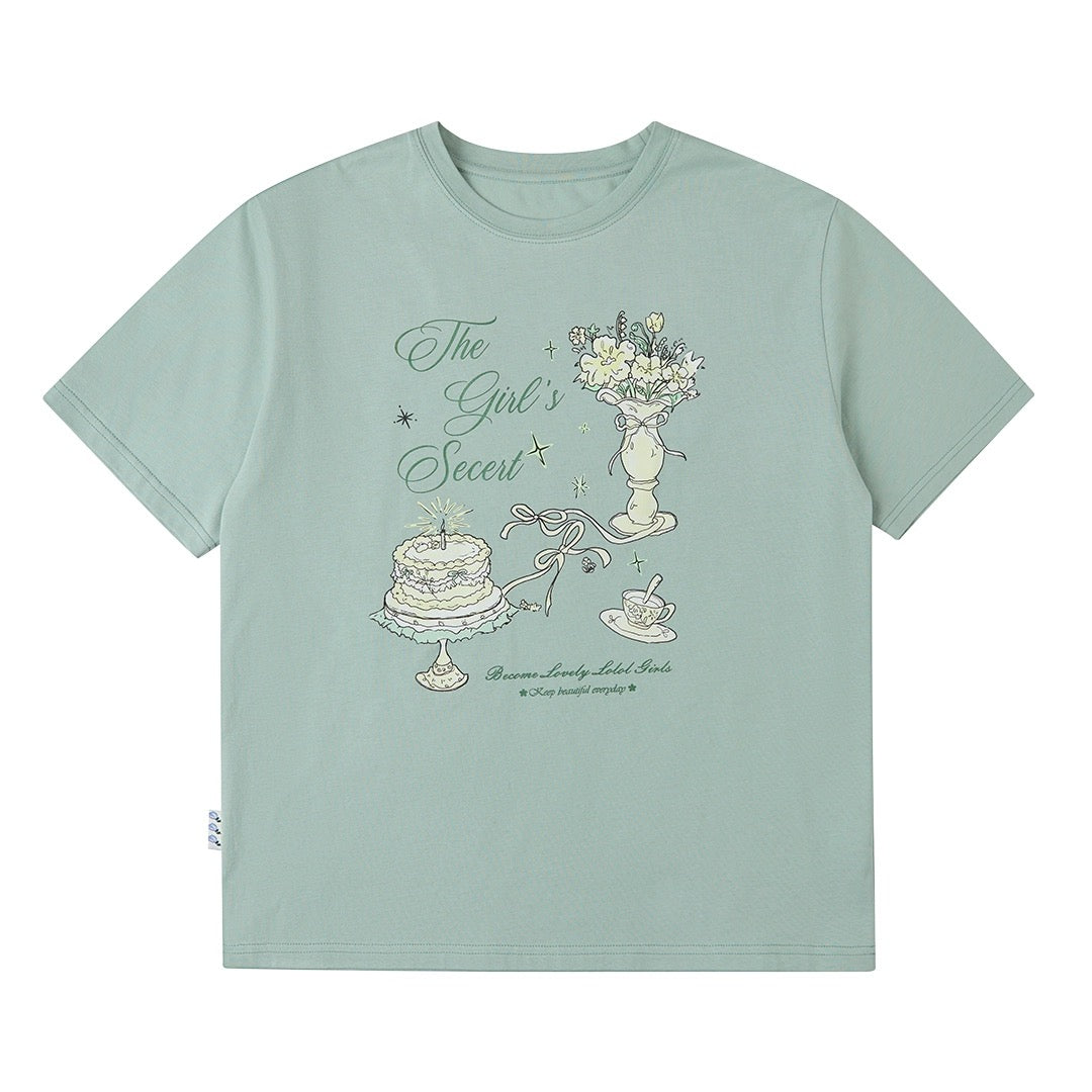 LOLOL.Original Design French Illustration Printed T-shirt