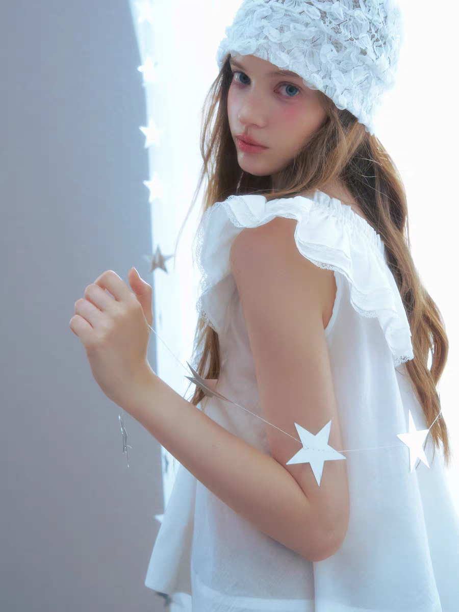 Narrator. Original Design Sleeveless Bow Top & Gingham Midi Skirt Set