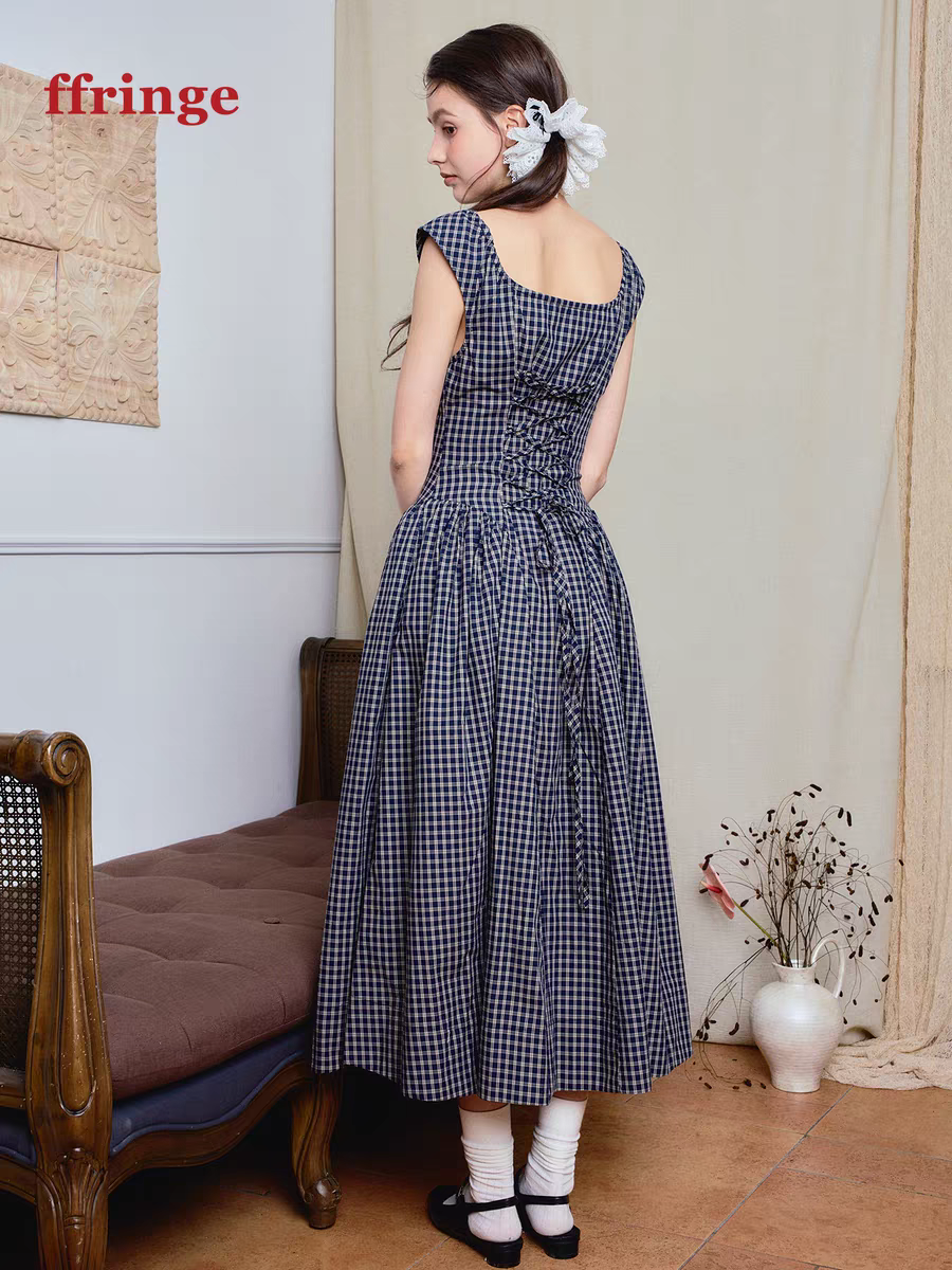 Ffringe. Original Design Asymmetrical Shoulder Detachable Bow Tie Maxi Dress