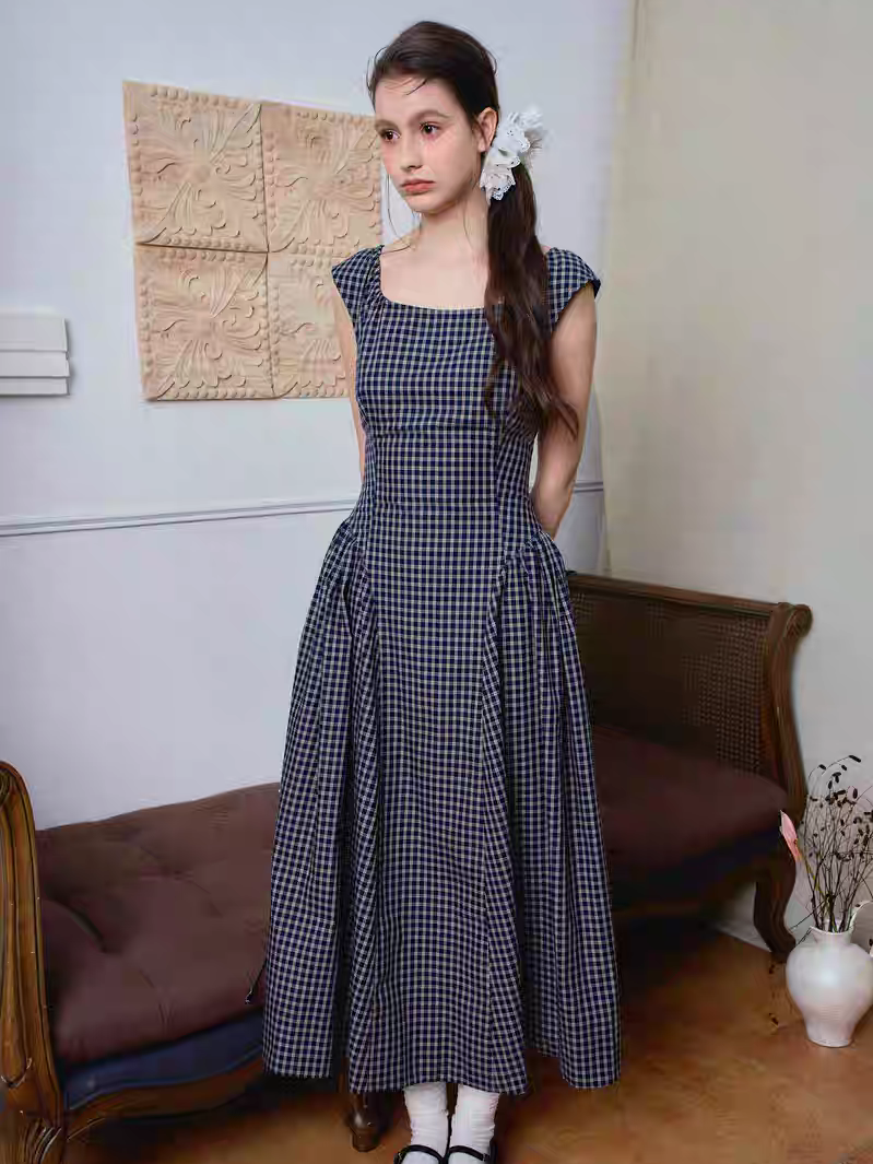 Ffringe. Original Design Asymmetrical Shoulder Detachable Bow Tie Maxi Dress