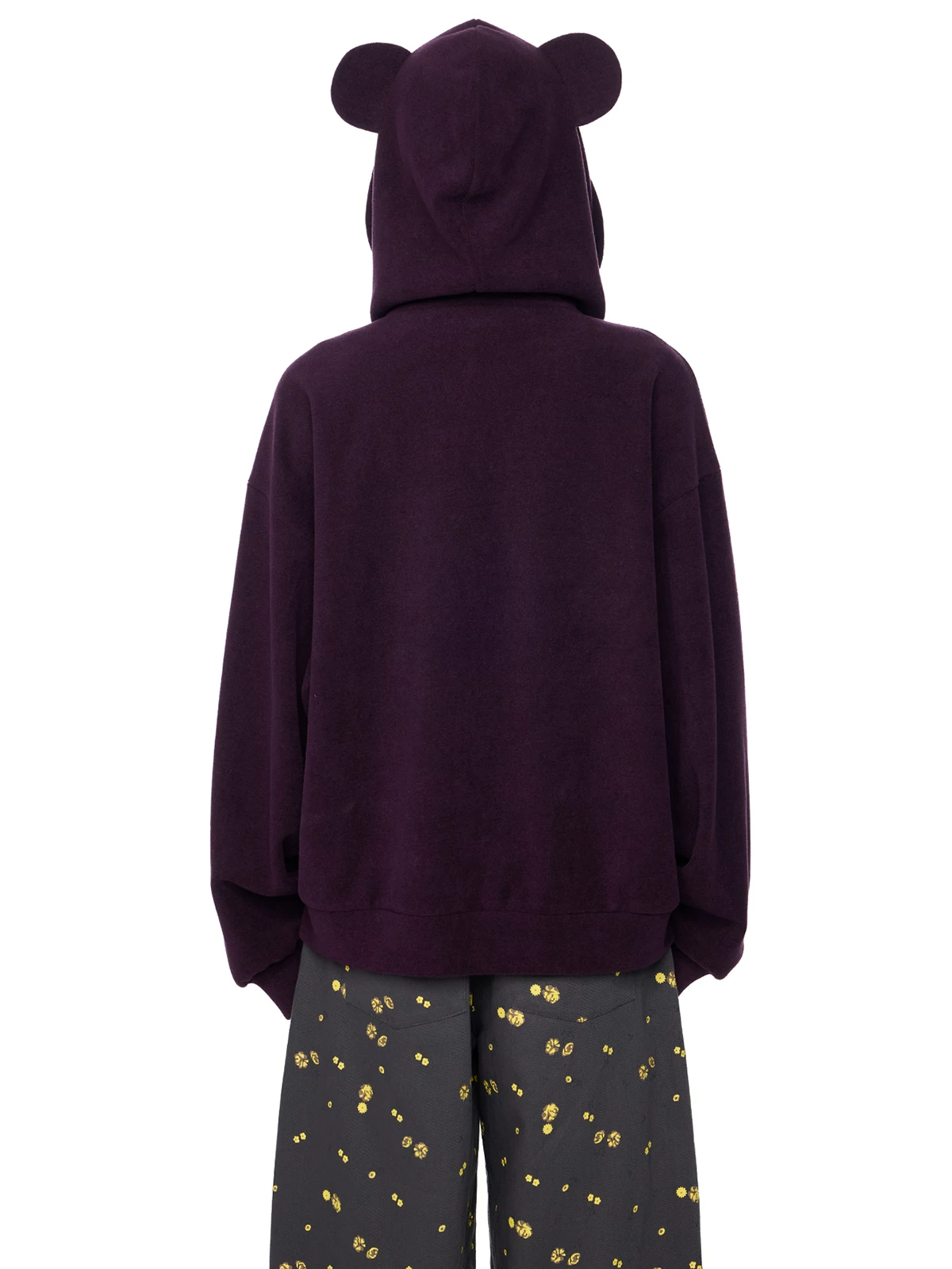 EZEK. Original Design Bear Ear Drawstring Hooded Zip Up Jacket