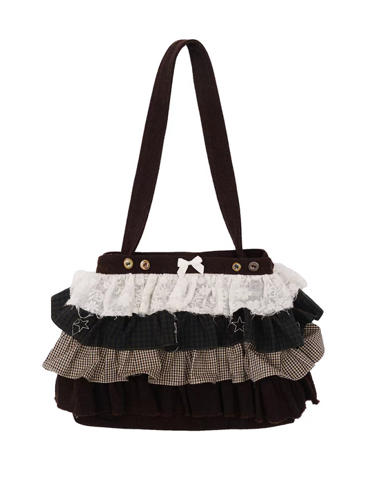 Moromoro. Original Design Vintage Patchwork Shoulder Bag
