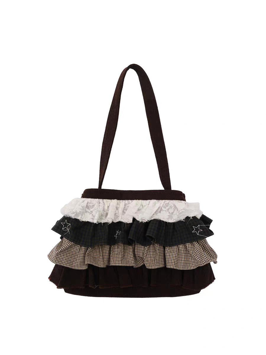 Moromoro. Original Design Vintage Patchwork Shoulder Bag