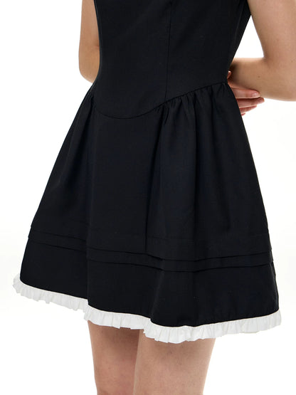 Romance Nanci. Original Design Two-in-One Short Sleeve A-Line Dress