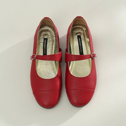 Vintage flat mary jane shoes