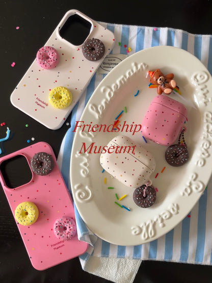 Friendship Museum. Donut Phone Case Half Pack Frosted Film Case