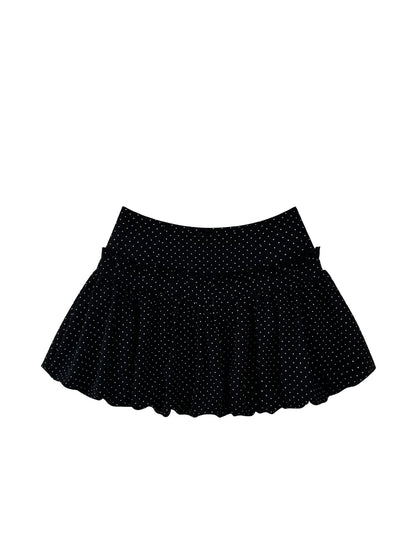 Ovins yang. Girly Sweet Polka Dot Puff Skirt