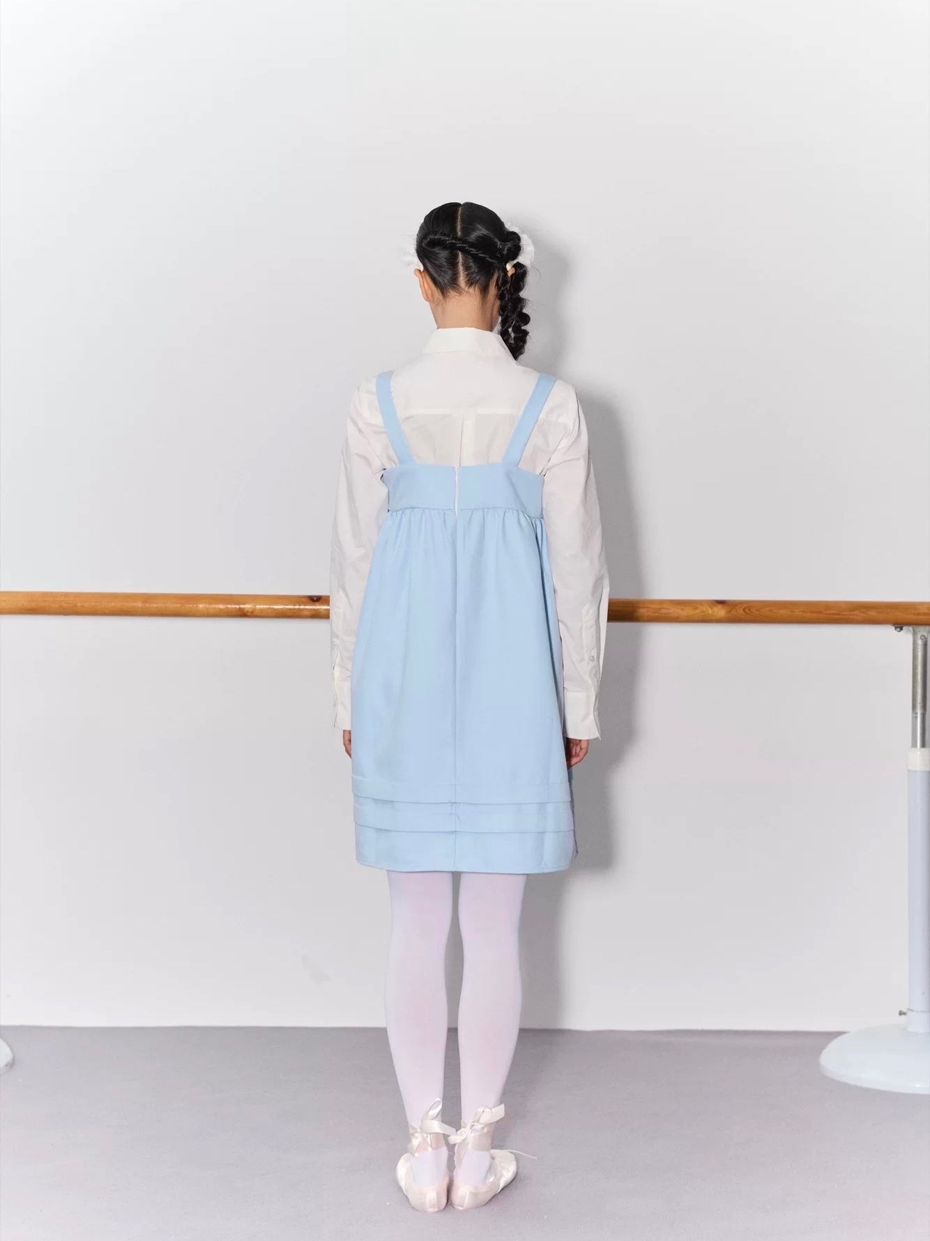 PER PEARL. Original Design Heart Embroidered Spaghetti Strap Dress