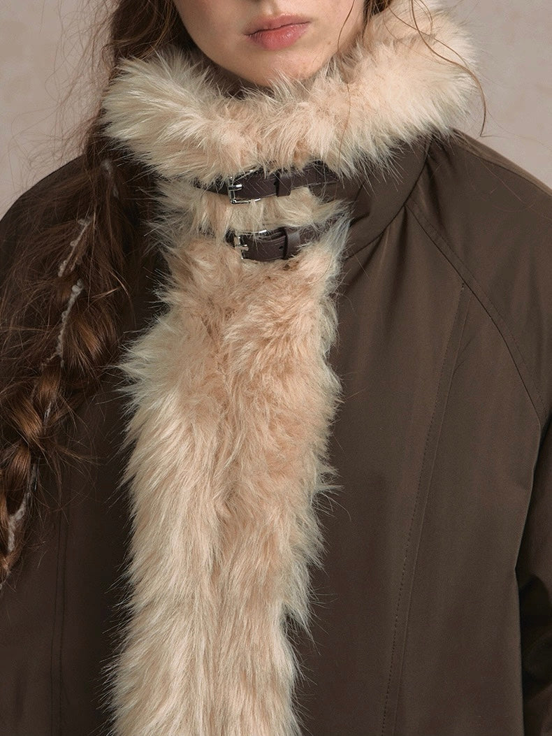 LOLOL. Original Design Fur Collar Short Down Jacket