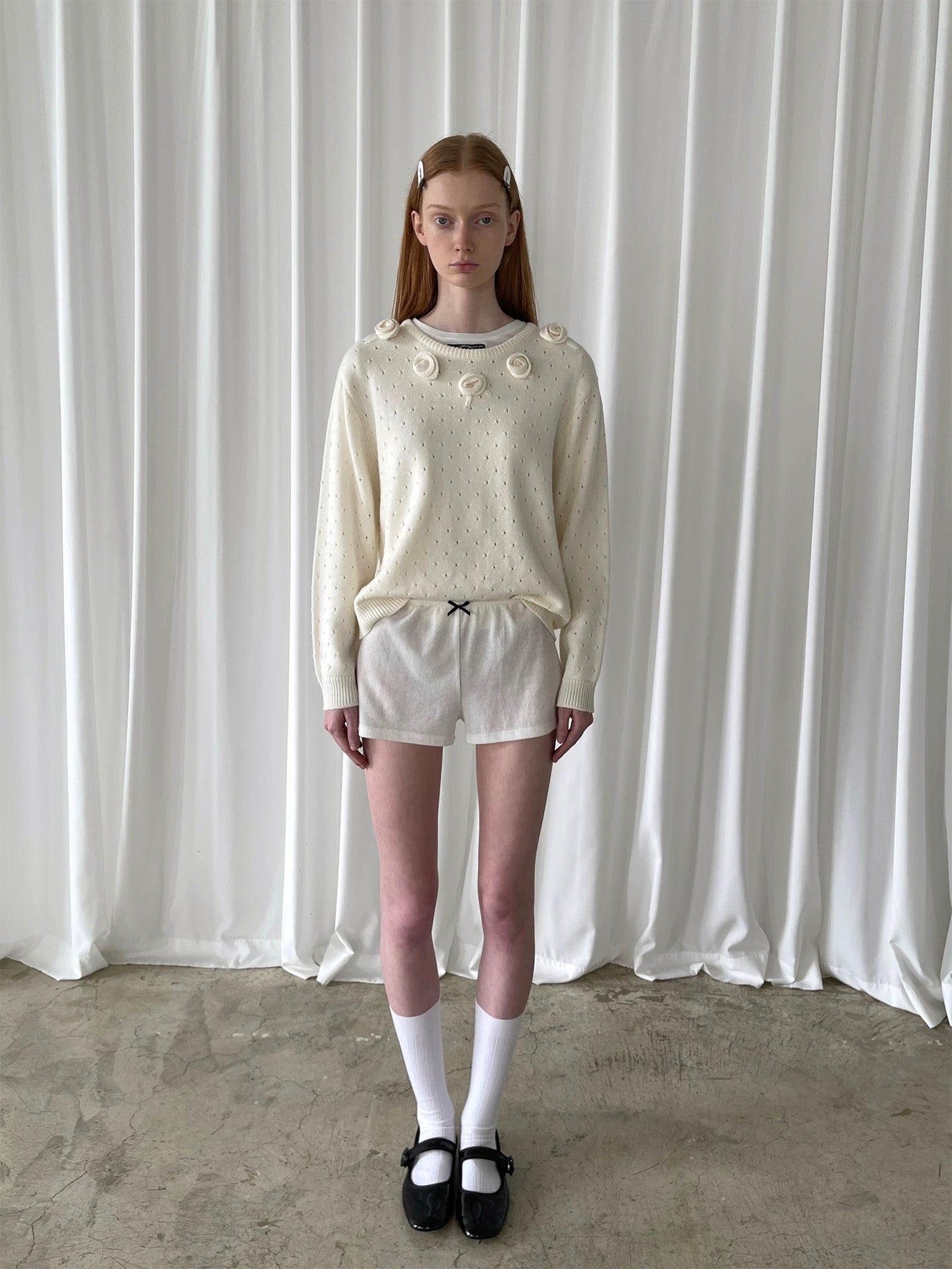 PFF GIRL. Original Design Floral Pullover Sweater