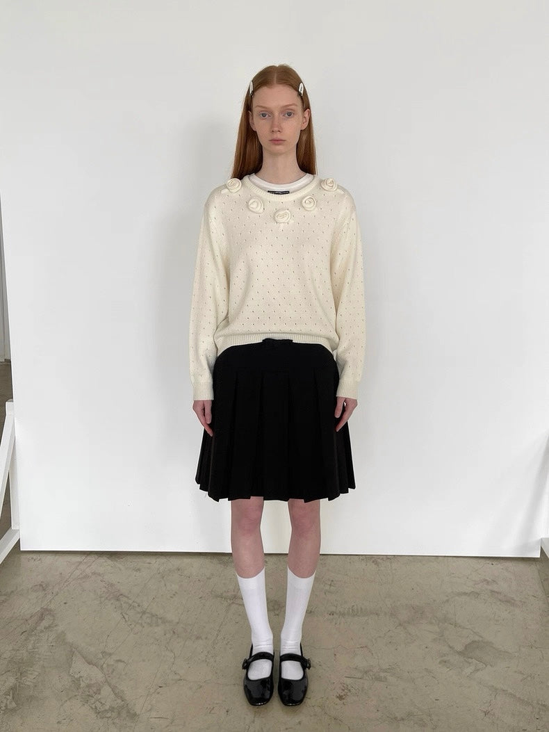 PFF GIRL. Original Design Floral Pullover Sweater