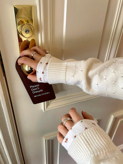 PFF GIRL. Original Design Floral Pullover Sweater