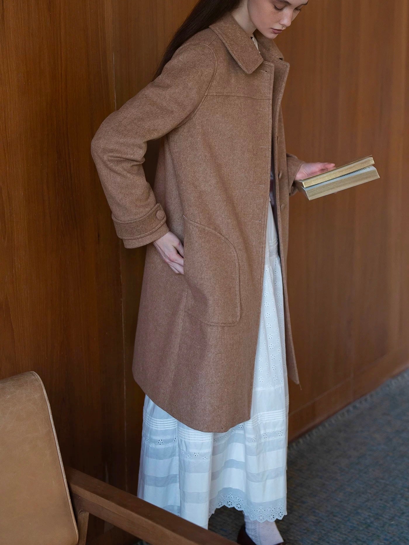 Kissgarnet. Original Design Floral Embroider Blouse & Skirt Set