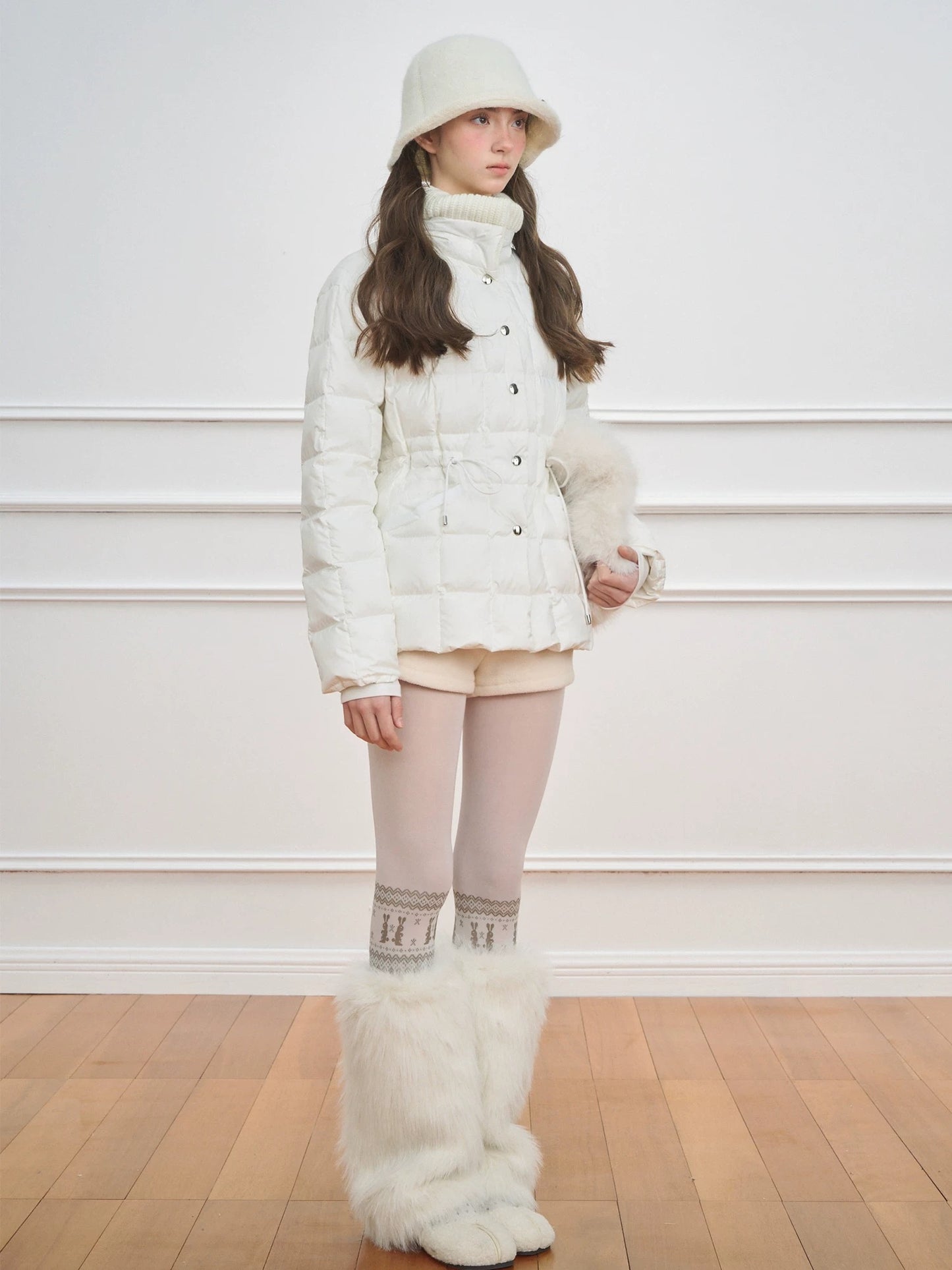 NECY. Original Design Lightweight Fitted Puffer Jacket