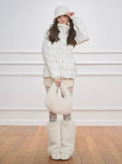 NECY. Original Design Lightweight Fitted Puffer Jacket