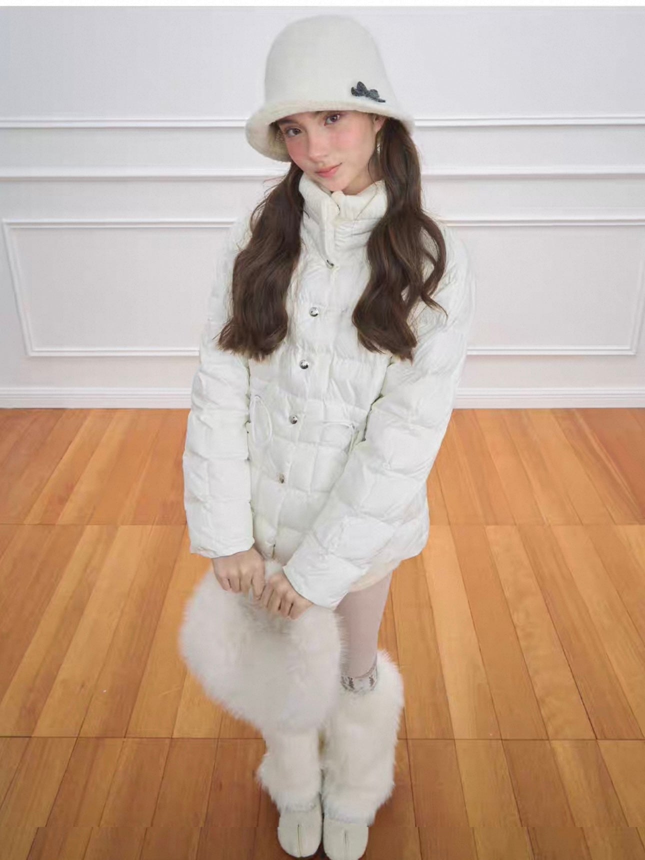 NECY. Original Design Lightweight Fitted Puffer Jacket