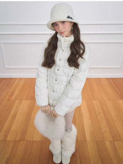 NECY. Original Design Lightweight Fitted Puffer Jacket