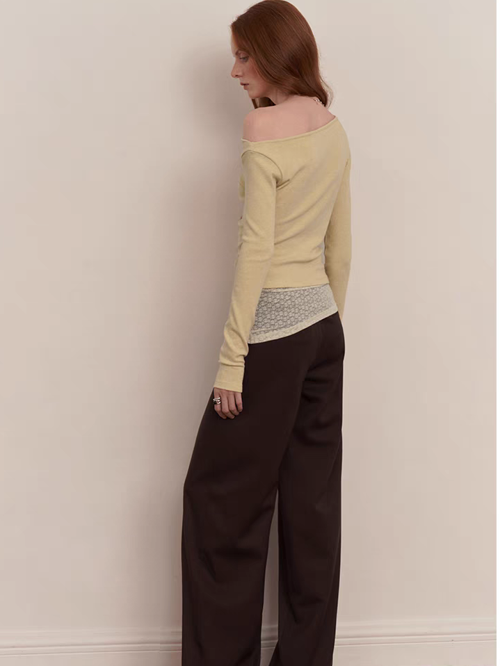 Someone Sometimes. Original Design Drape Pleated Pants