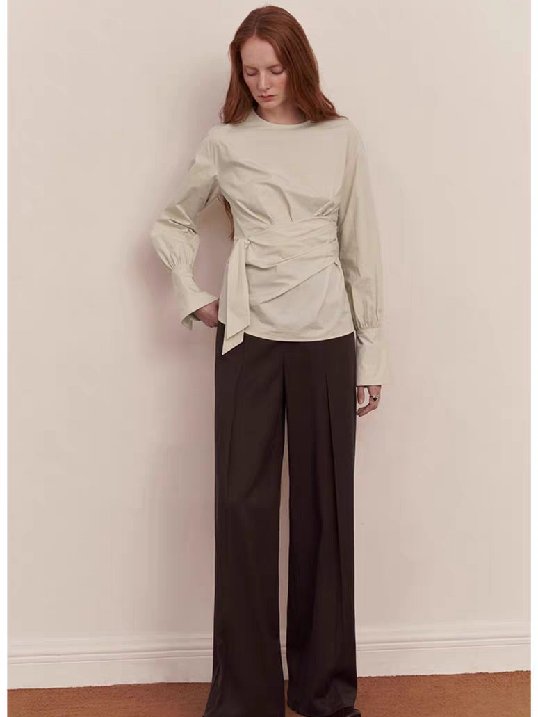 Someone Sometimes. Original Design Drape Pleated Pants