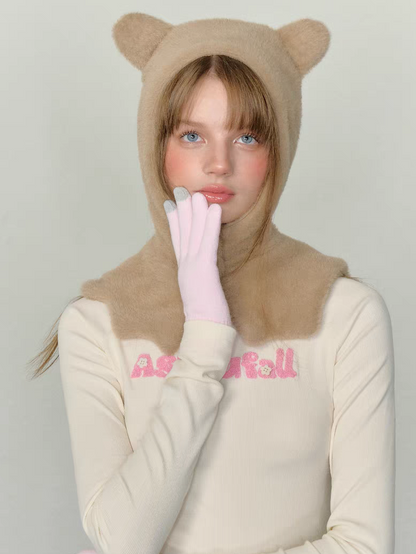 AYF. Original Design Bear&Bunny&kitty Beanie