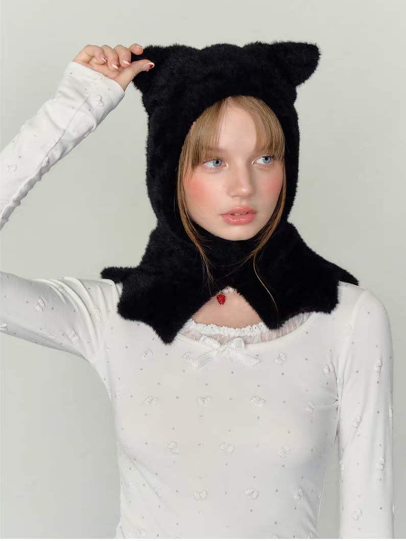 AYF. Original Design Bear&Bunny&kitty Beanie