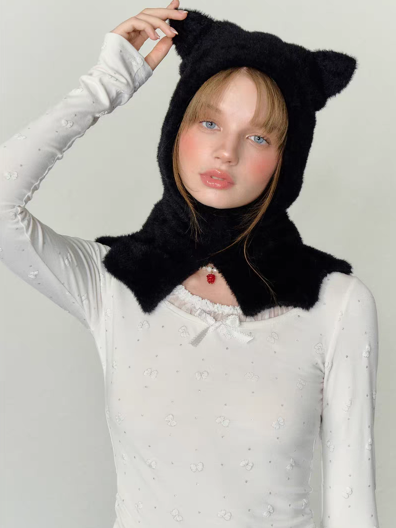 AYF. Original Design Bear&Bunny&kitty Beanie