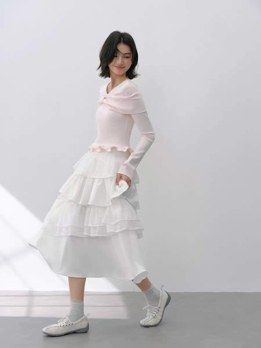 Narrator. Original Design High-Stretch Bow Long-Sleeve T-Shirt