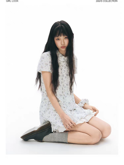 NAPSNAPS. Original Design Horse Print Shirt & Bubble Hem Skirt Set